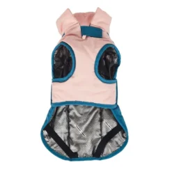 Abrigo Impermeable Urban Blizzard Azul-Rosa Perro Pequeño