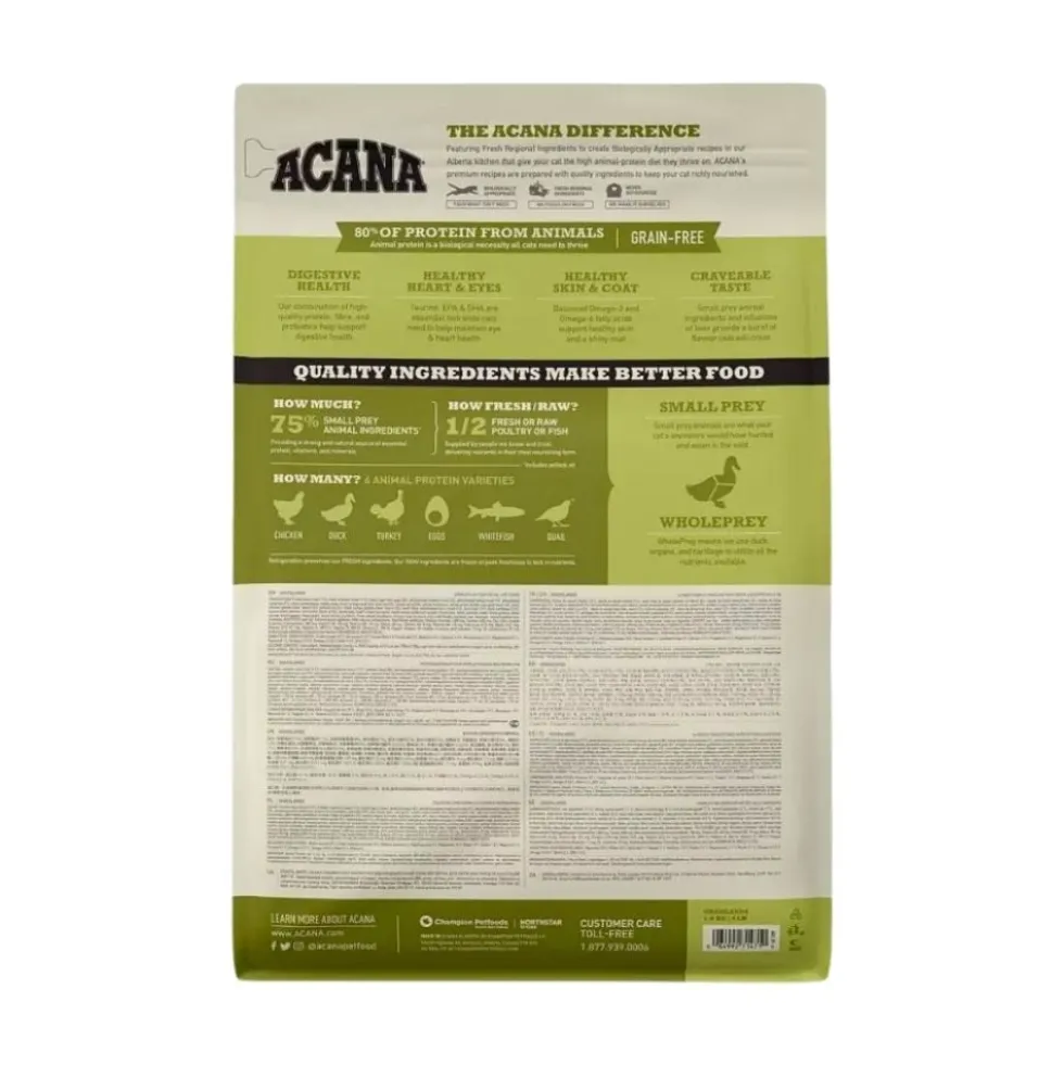 Acana Grasslands Pienso Natural para Gatos