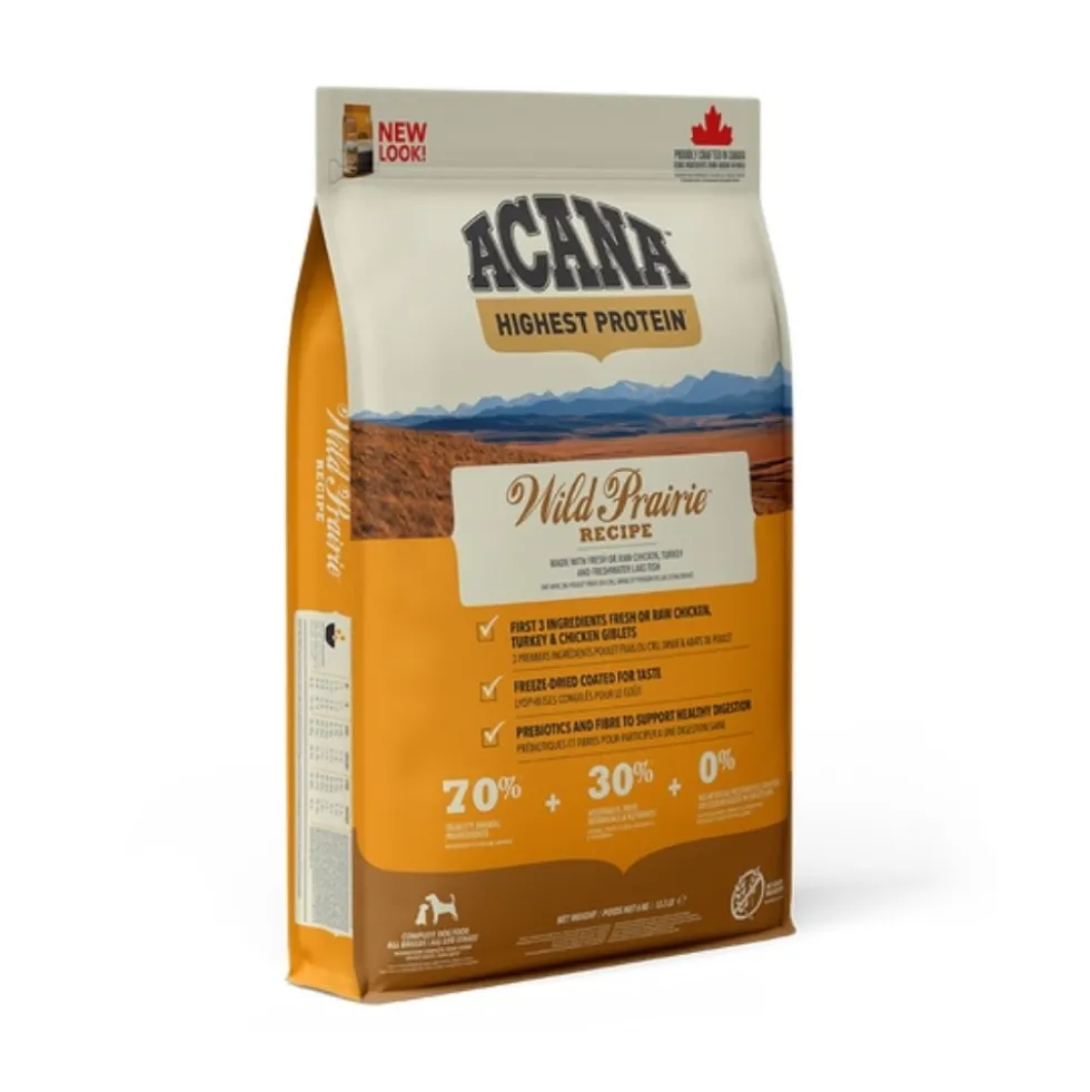 Acana Wild Prairie Pienso Natural de Pavo y Pollo para Perros