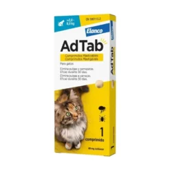 AdTab Comprimido Masticable Antiparasitario para Gato 2-8 kg