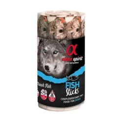 Alpha Spirit Snack Ristra de Pescado (16 barritas) para Perros