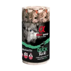 Alpha Spirit Snack Ristra de Pato (16 barritas) para Perros