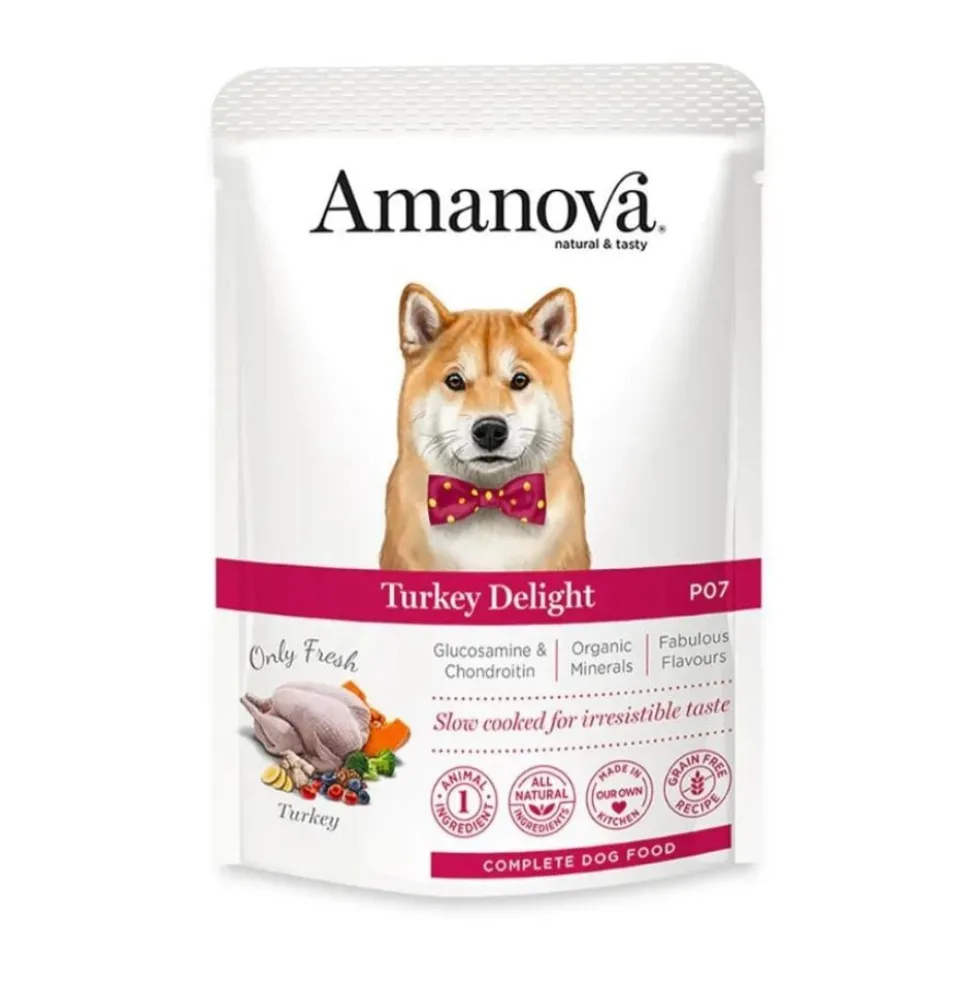 Amanova Alimento Humedo Delight Adult Pavo Fresco para Perro
