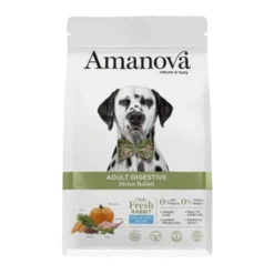 Amanova Pienso Adult Digestive Conejo para Perro