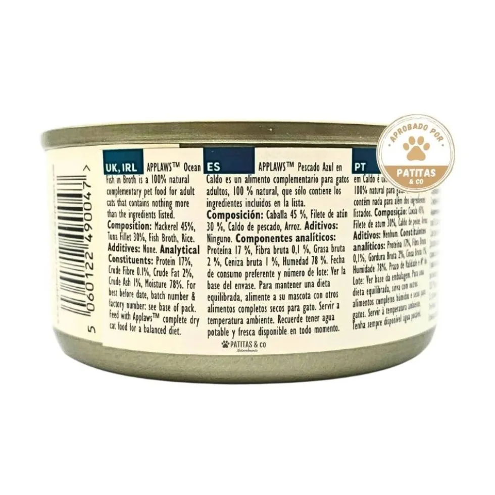 Applaws Lata de Pescado Azul para Gato