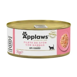 Applaws Lata Filete de Atún y Gambas para Gato