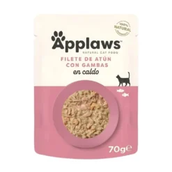 Applaws Sobre de Atún con Gambas en Caldo para Gato