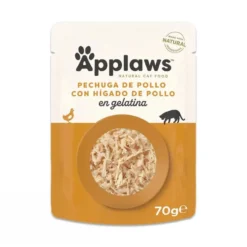 Applaws Sobre Pechuga e Hígado de Pollo en Gelatina para Gato