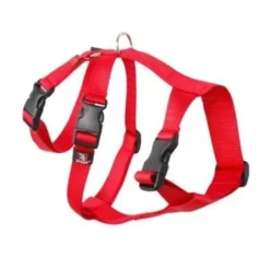 Arnés Nylon Triple Rojo Especial Galgos y Podencos