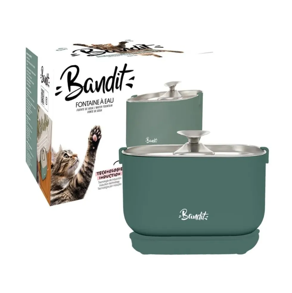 Bandit Fuente de Agua Automática Verde