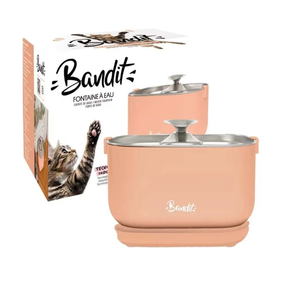 Bandit Fuente de Agua Automática Melocotón