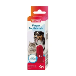 Beaphar Cepillo Dental de Dedo para Perros y Gatos (2 uds)
