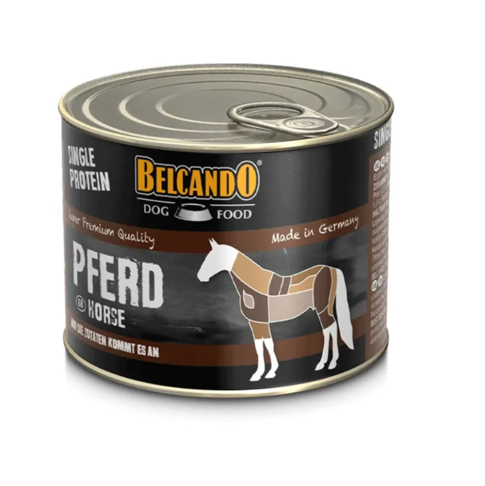 Belcando Lata Monoproteica de Caballo para Perro