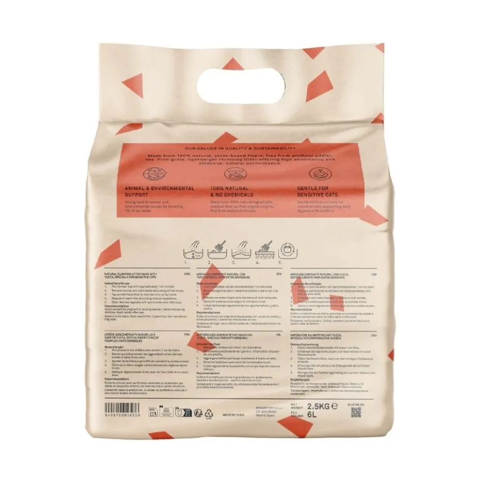 Blutive Arena Vegetal Aglomerante de Yuca