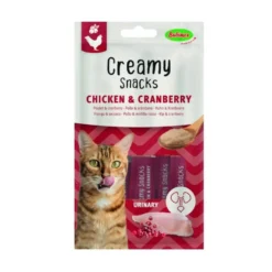 Bubimex Snack Urinary Cremoso de Pollo y Arándanos (4x15g) para Gato