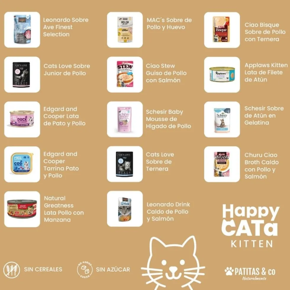 Caja de Degustación Happy CATa Kitten