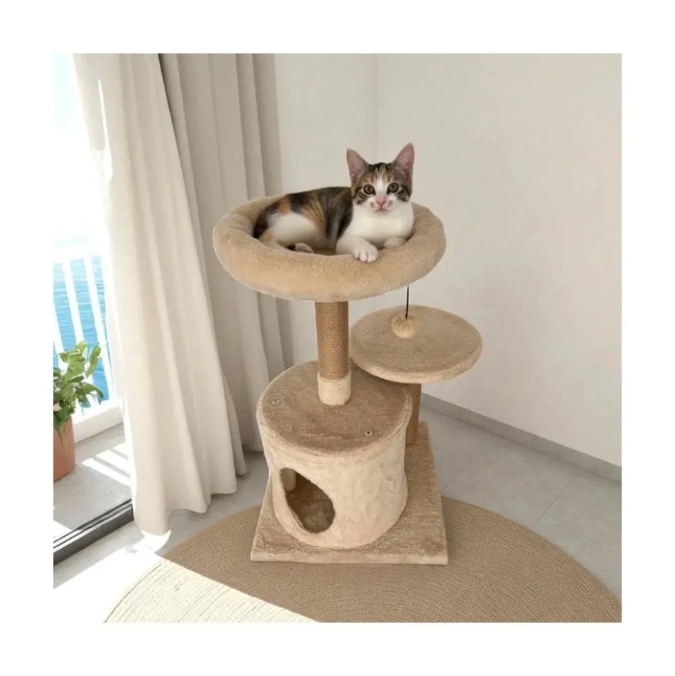 Cama Árbol Nácar para Gatos