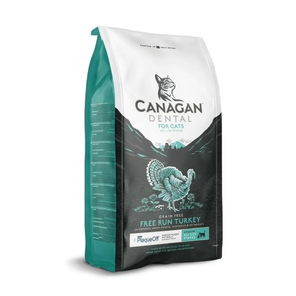 Canagan Pienso de Pavo Campero Prodental para Gatos