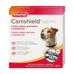 Canishield Collar Antiparasitario para Perros Pequeños y Medianos (2 uds)