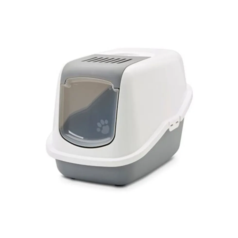 Caseta Aseo Nestor Blanco Gris para Gatos