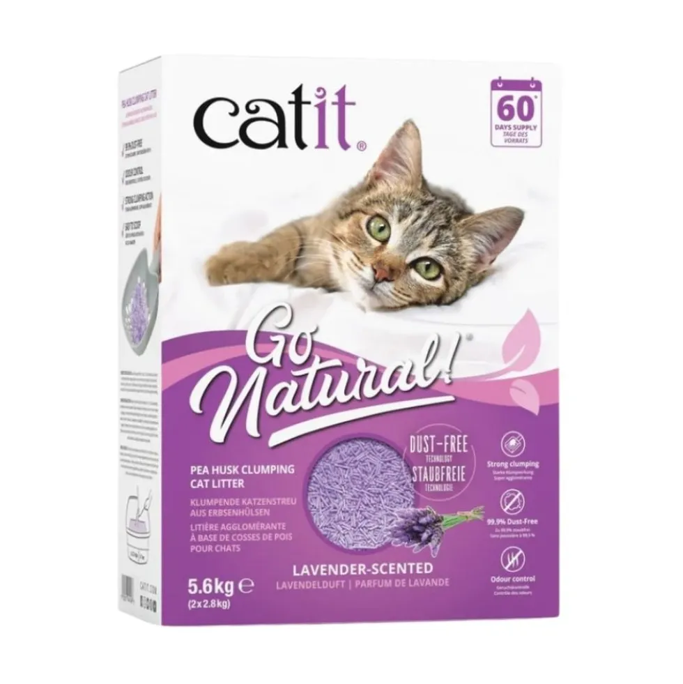 Catit Arena Go Natural Lavanda para Gatos