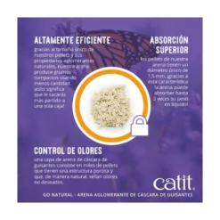 Catit Arena Go Natural Lavanda para Gatos