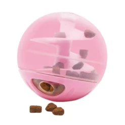 Catit Bola Dispensadora de Snacks Rosa para Gatos