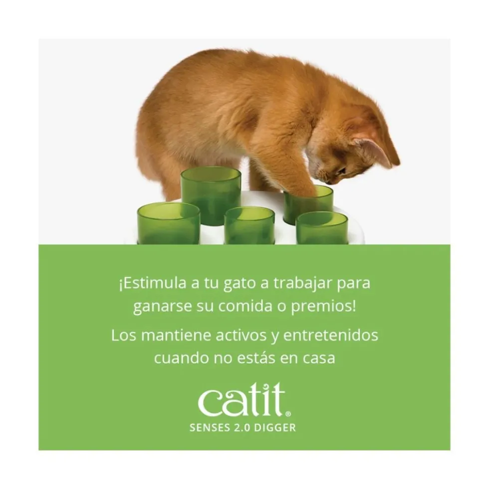 Catit Comedero Interactivo Senses Digger para Gatos