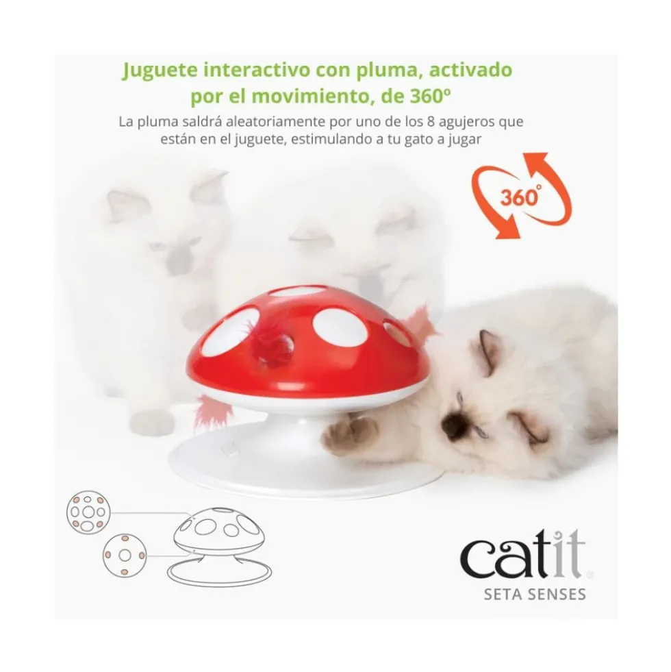 Catit Juguete Interactivo Seta para Gatos