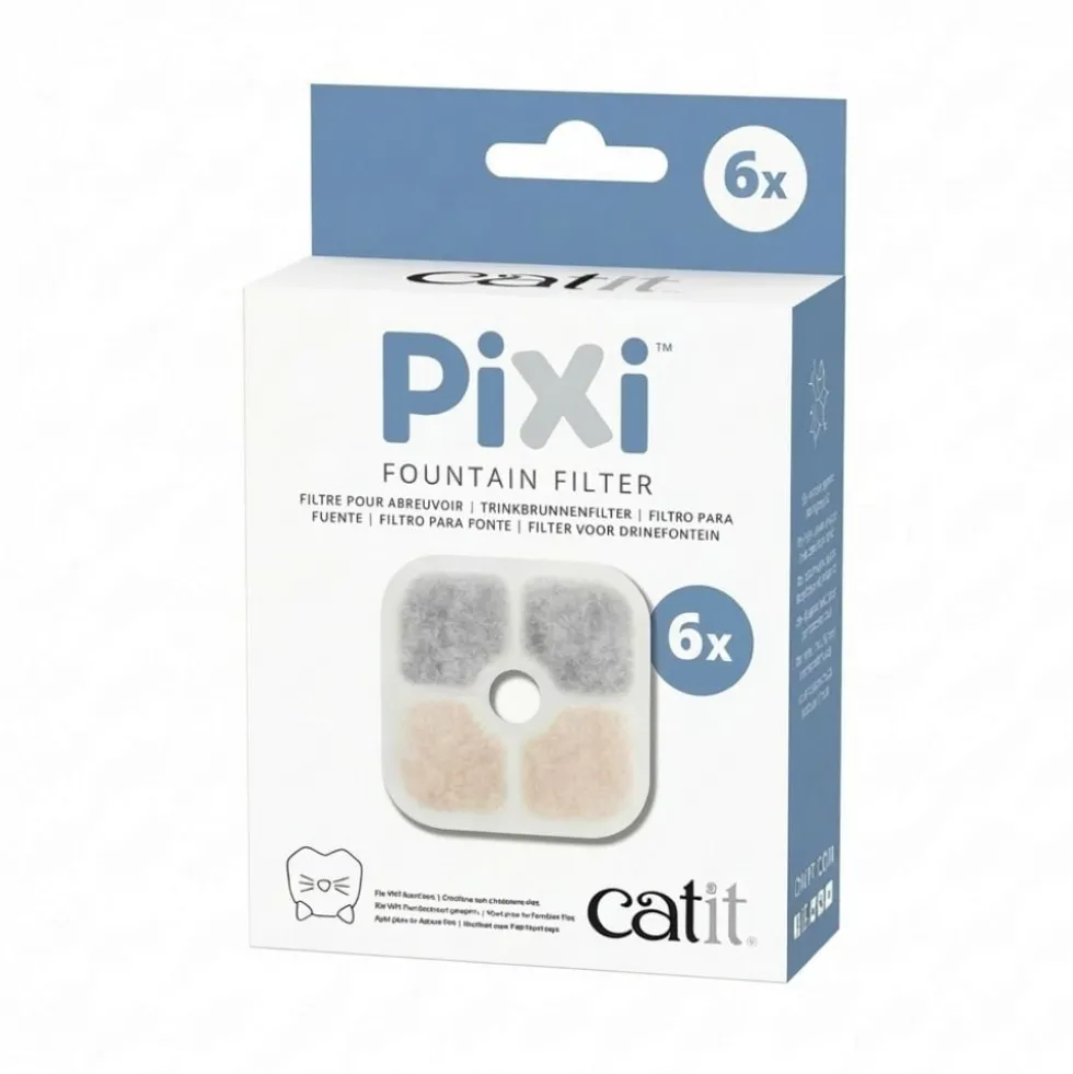 Catit Pixi Filtros para Fuente de Agua x6