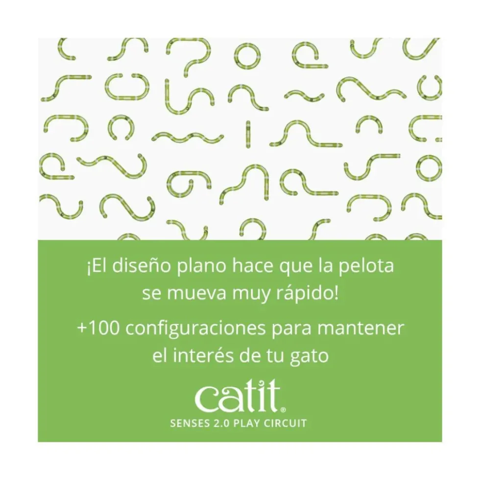 Catit Senses Circuito con Pelota Super Circuit para Gatos