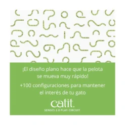 Catit Senses Play Circuito Pequeño con Pelota para Gatos