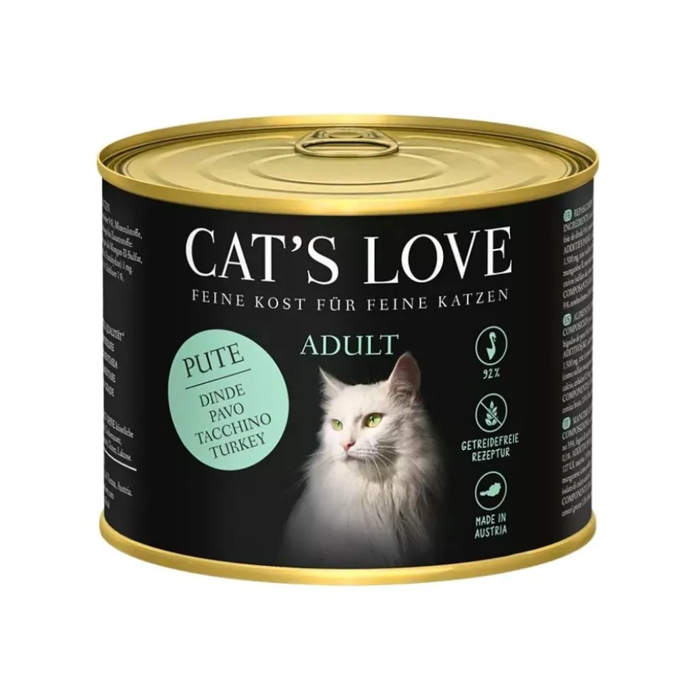 Cats Love Lata Puro Pavo para Gato