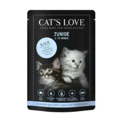 Cats Love Sobre de Ternera para Gato Junior