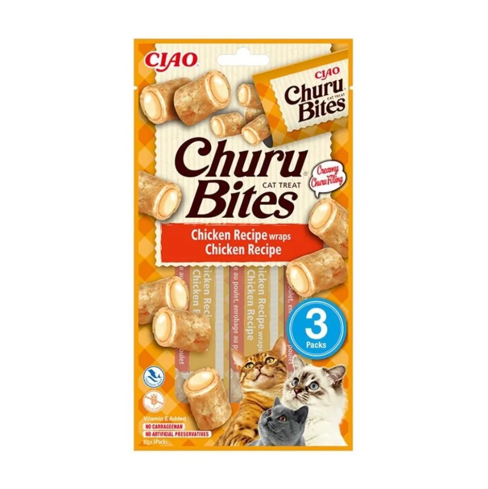 Churu Bites Chuches de Pollo (3x10g) para Gatos