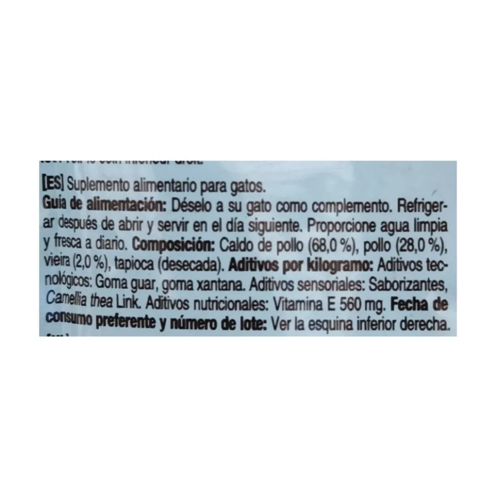 Churu Ciao Broth Caldo de Pollo con Vieiras para Gato