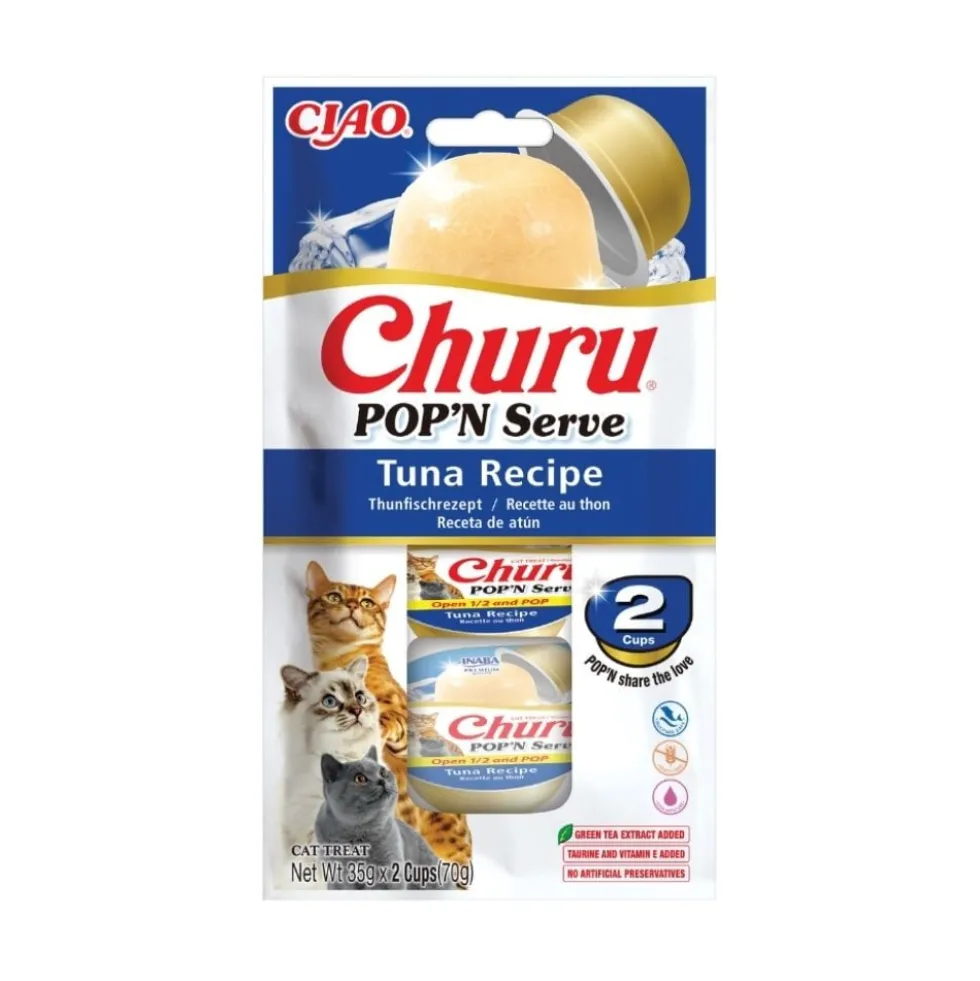 Churu Pop'N Serve Snack en Gelatina de Atún para Gato