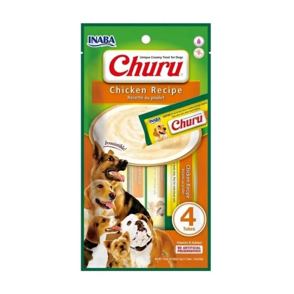 Churu Snack Natural de Pollo (4x14g) para Perros