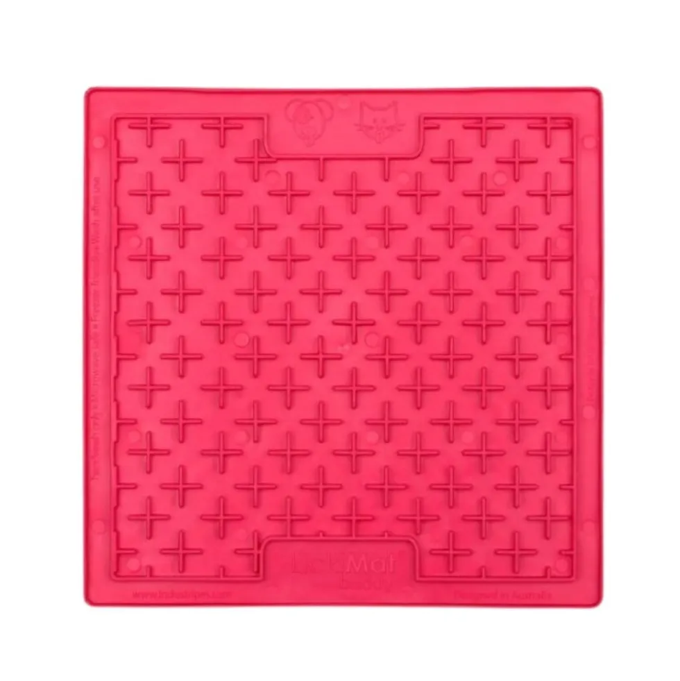 Comedero Antivoracidad LickiMat Classic Buddy Rosa
