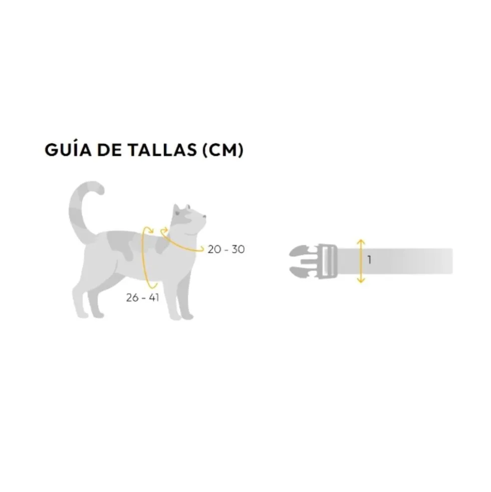 Dashi Arnés + Correa Neón Naranja para Gato