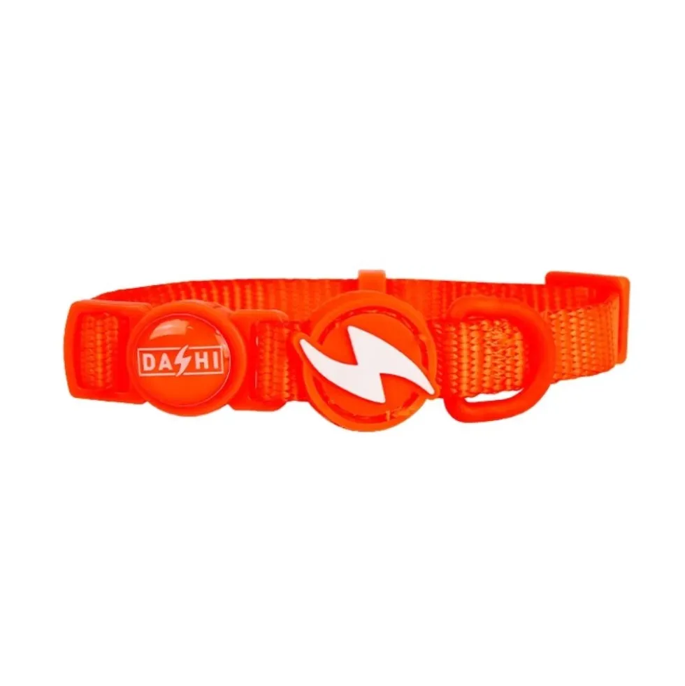 Dashi Collar Neón Naranja para Gato