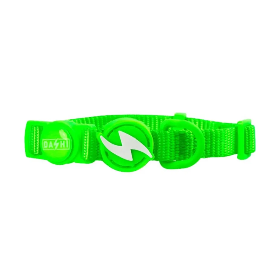 Dashi Collar Neón Verde para Gato