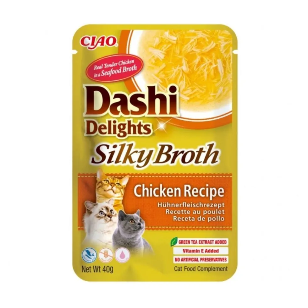 Dashi Silky Broth Caldo de Pollo para Gato