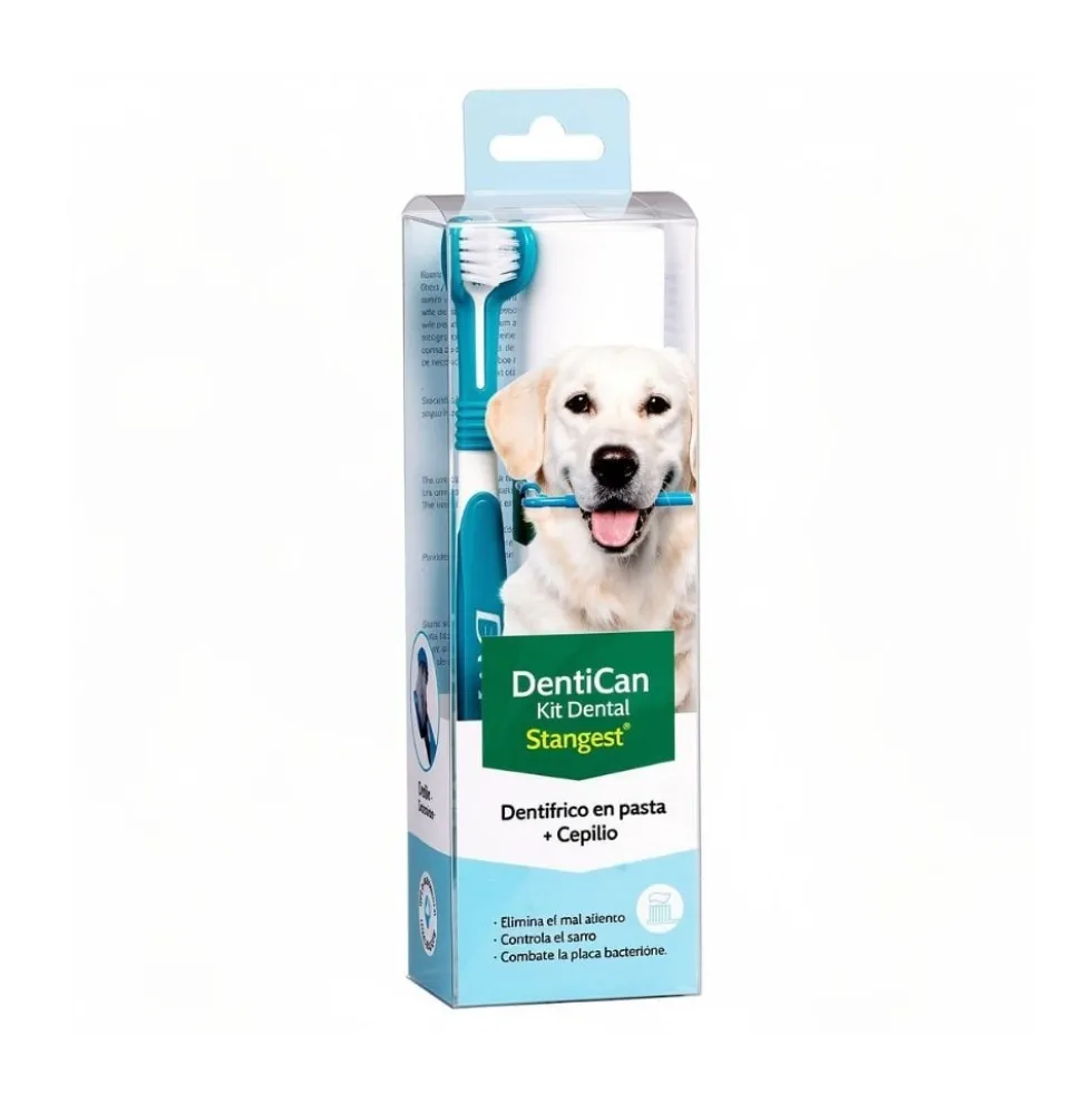 DentiCan Kit Dental Cepillo + Pasta Perros