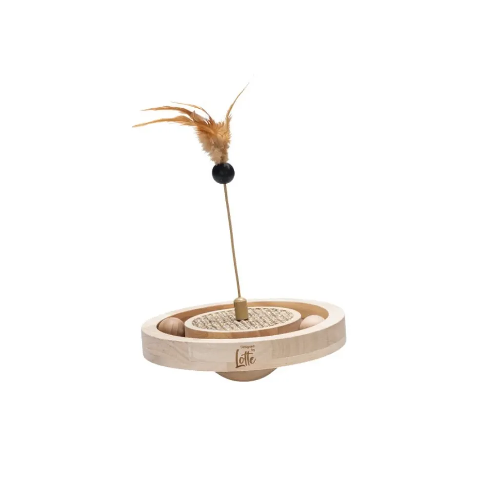 Designed by Lotte Juguete Rascador con Pluma para Gato