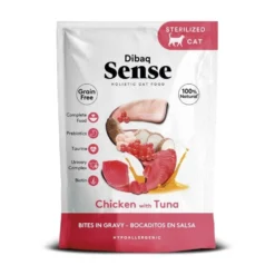 Dibaq Sense Bocaditos en Salsa de Pollo con Atún para Gato