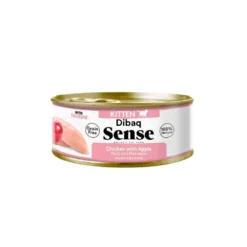 Dibaq Sense Lata de Pollo con Manzana para Gatito