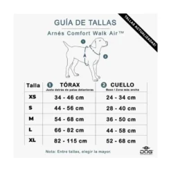 DOG Copenhagen Arnés Negro Comfort Walk Air para Perro