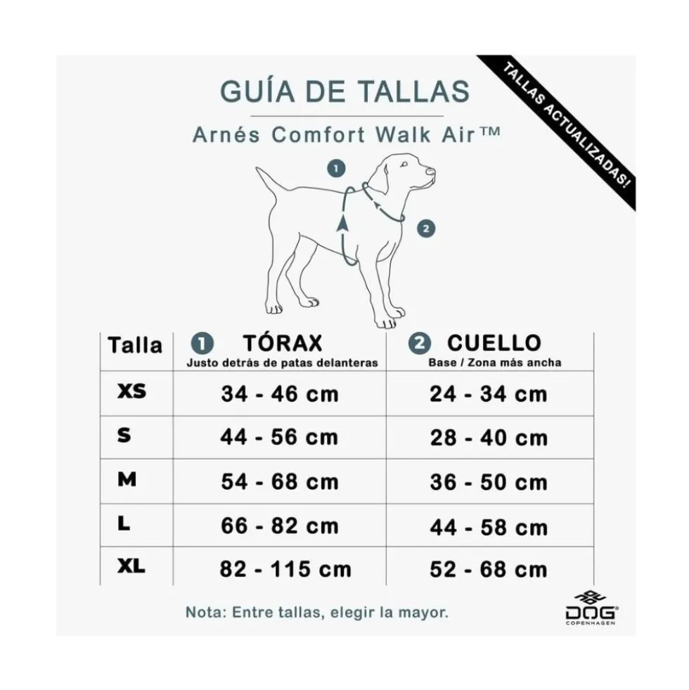 DOG Copenhagen Arnés Rosa Comfort Walk Air para Perro