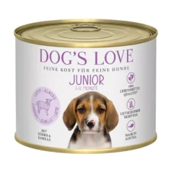 Dogs Love Lata Junior Cordero Comida Húmeda Natural Perro Cachorro